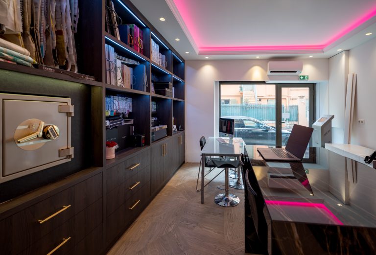 the office of Monaco Projects' interior designers